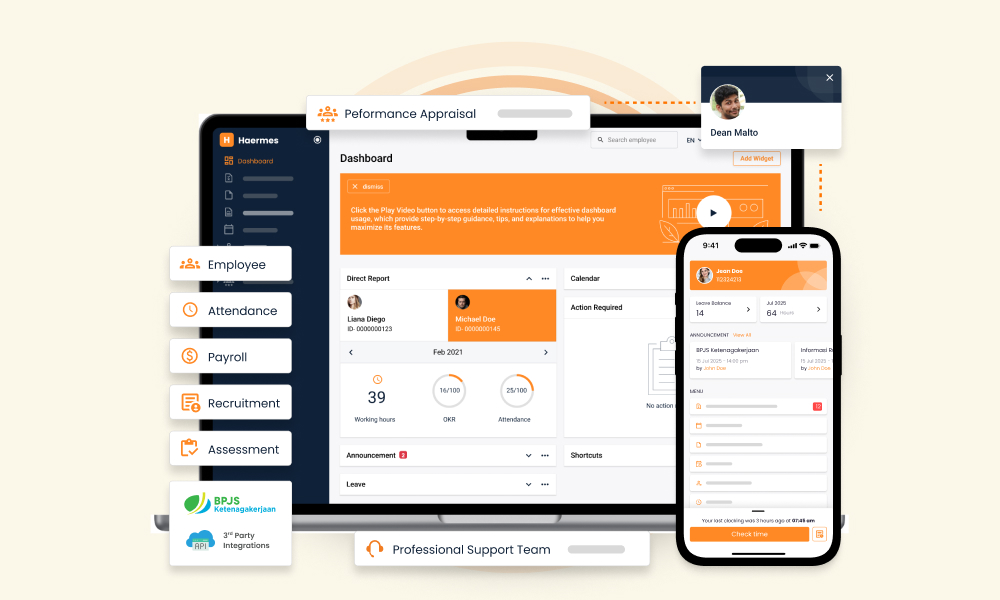 Haermes sistem HR dan Payroll dengan Fitur paling lengkap