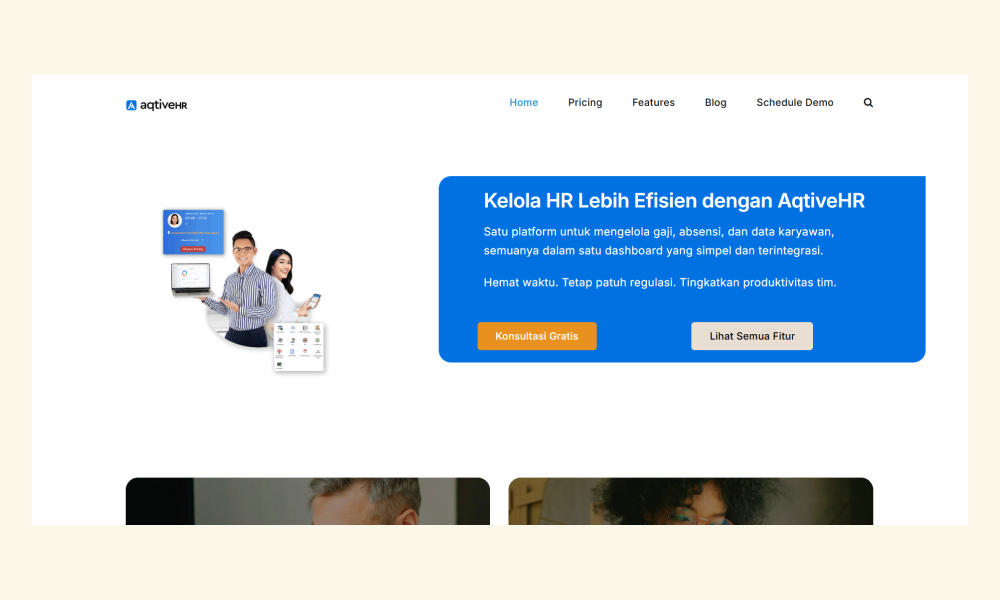 Aplikasi HRIS AqtiveHR