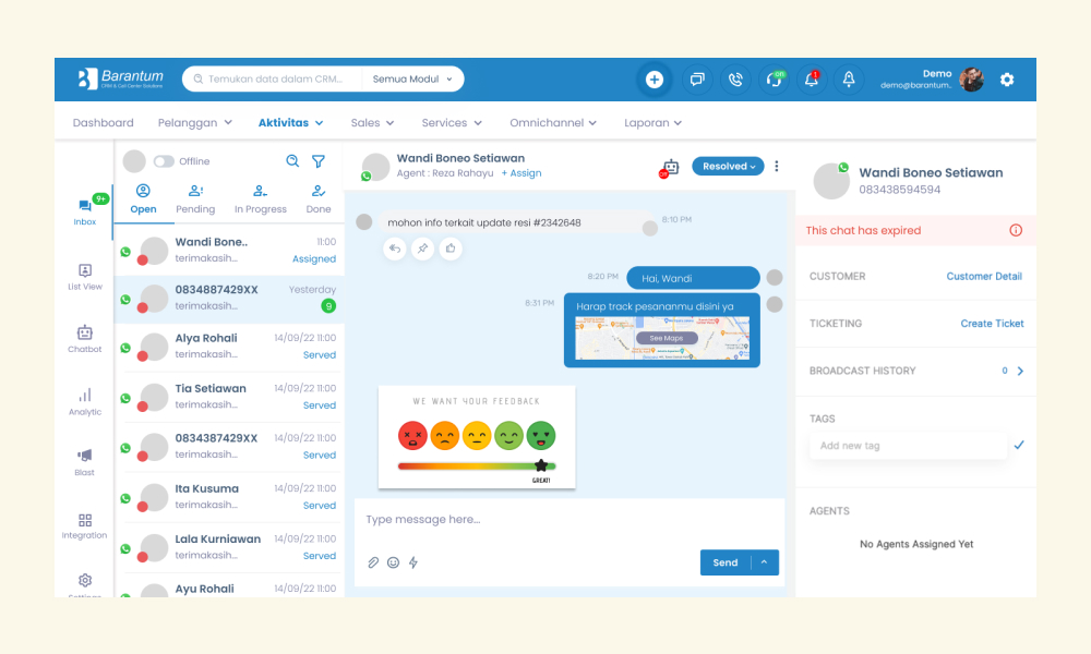 Barantum CRM Sales