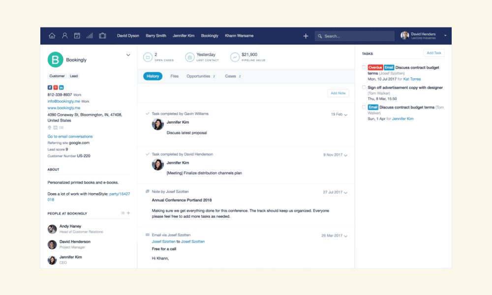 Capsule CRM image