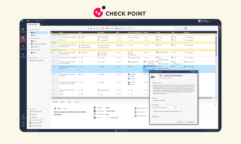 Check Point Data Loss Prevention
