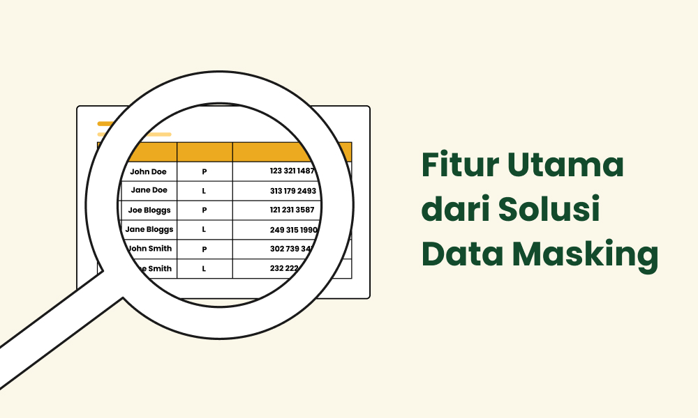Fitur Utama dari Solusi Data Masking