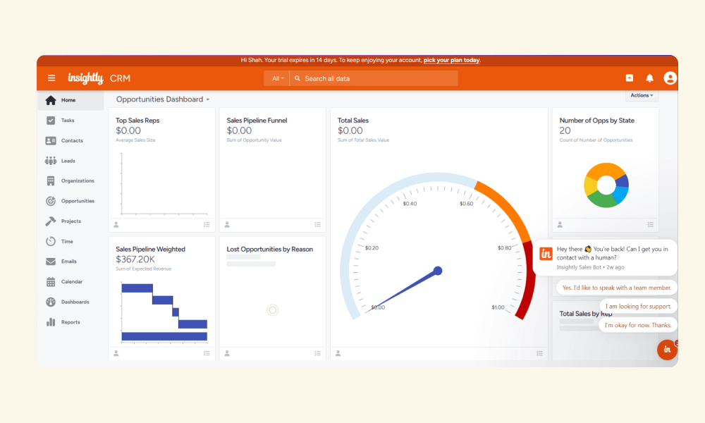 Insightly Software