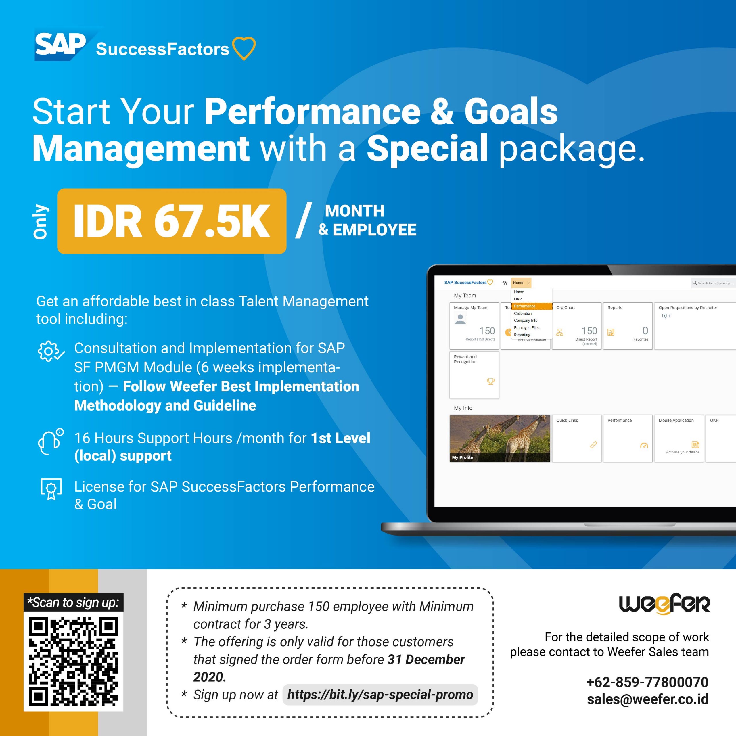 Paket promo SAP SuccessFactors 2020