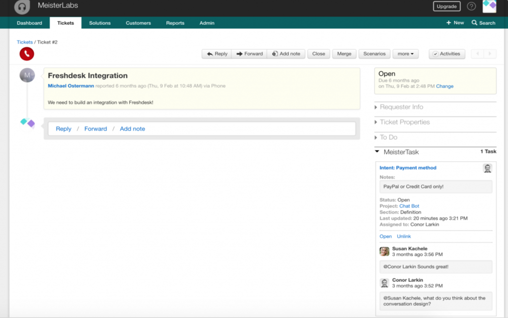 MeisterTask Software Integration with freshdesk Apps Terbaru