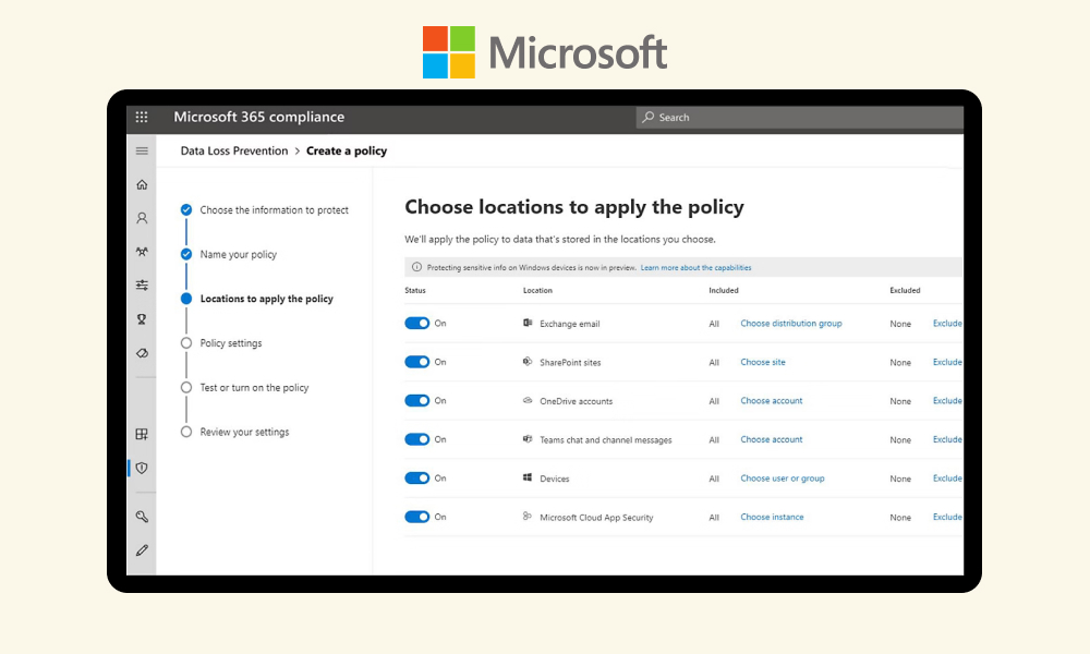 Microsoft Purview (sebelumnya AIP + DLP)3