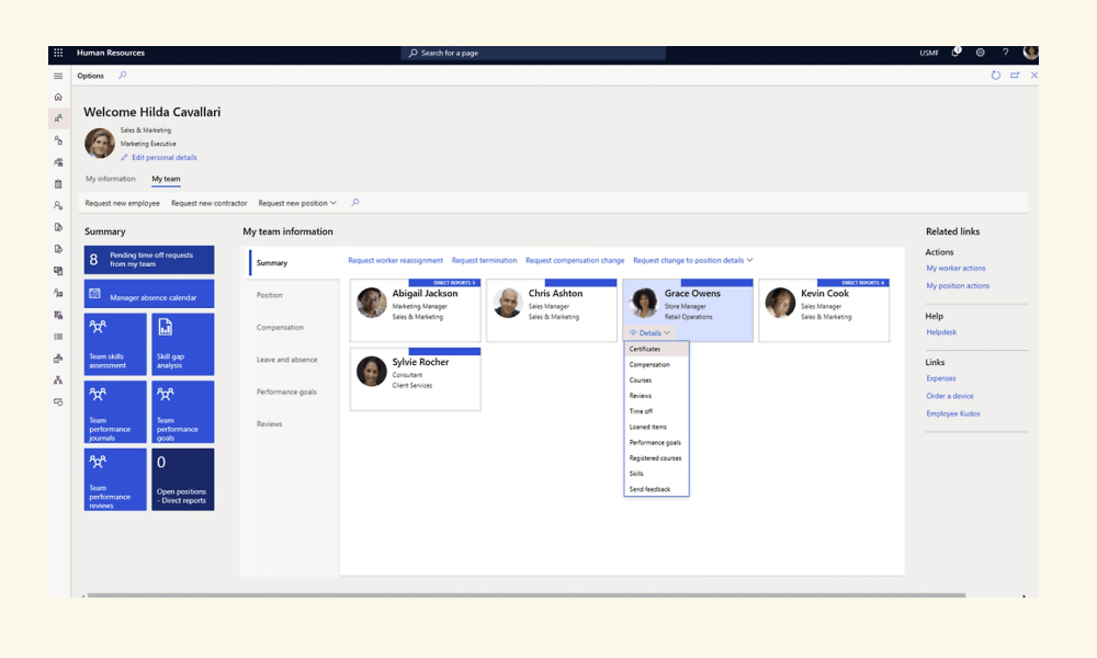 Microsoft Dynamics 365 Human Resources Software