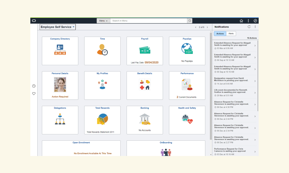 Oracle HCM Cloud Software