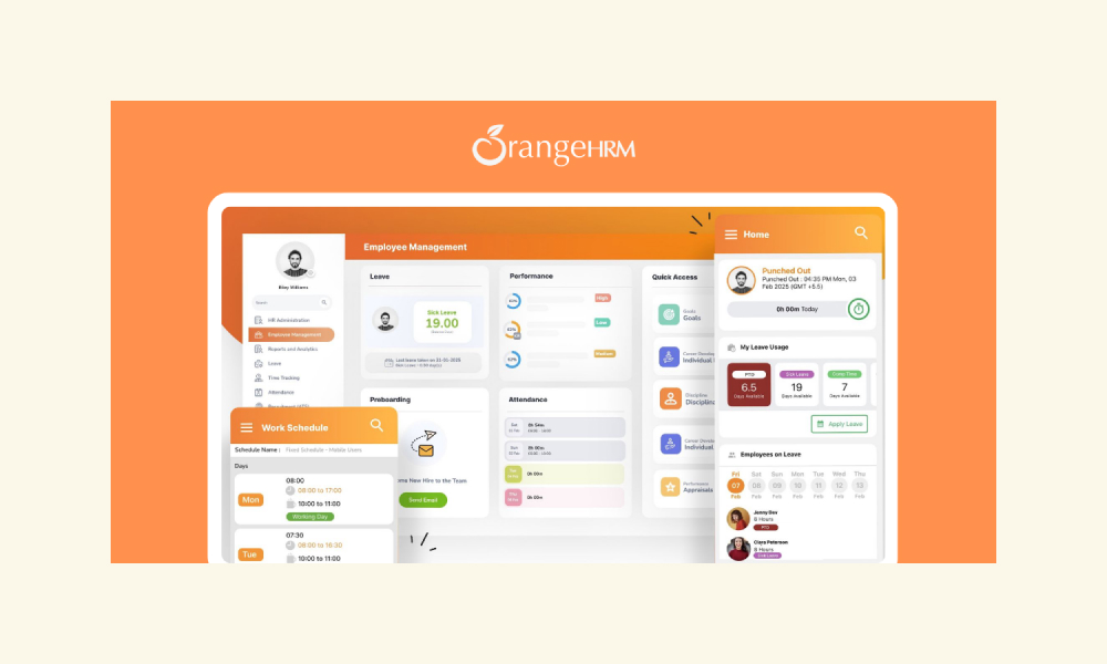Aplikasi HRIS OrangeHRM