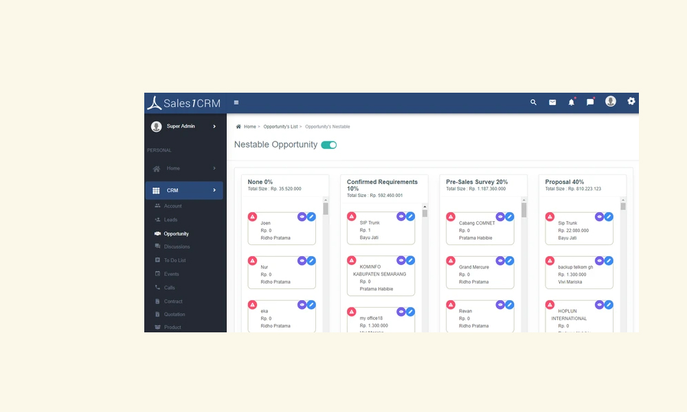 Sales1 CRM