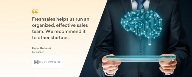 HyperVerge Startup with Freshsales