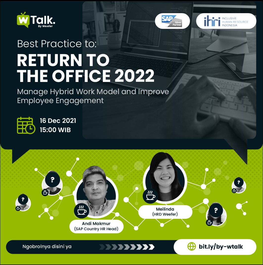 WTalk 6 Poster bekerja di kantor selama pandemi