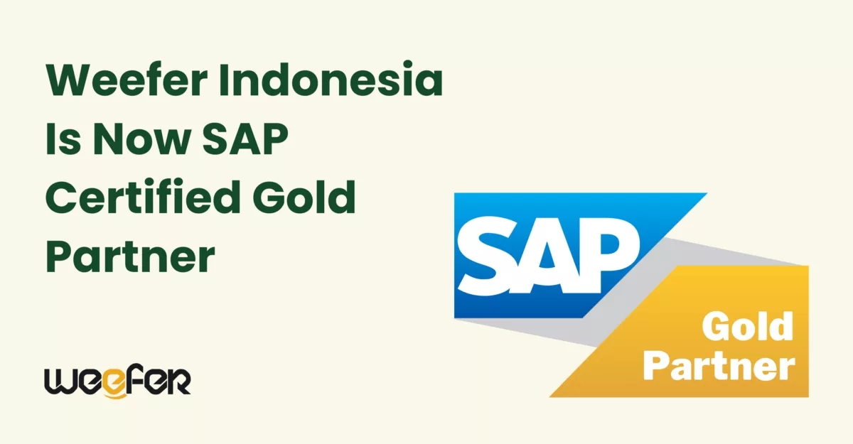 Weefer Indonesia Is Now SAP Certified Gold Partner