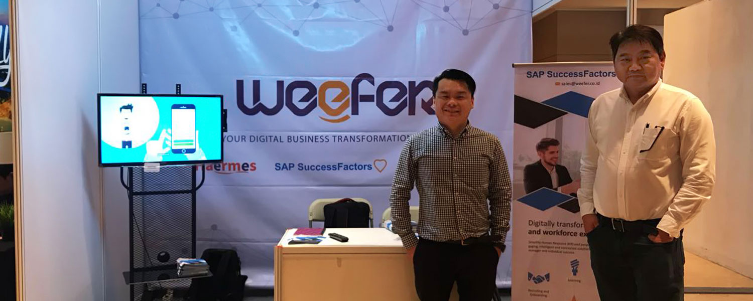 Weefer at Indonesia HR Expo ke-12 di tahun 2017