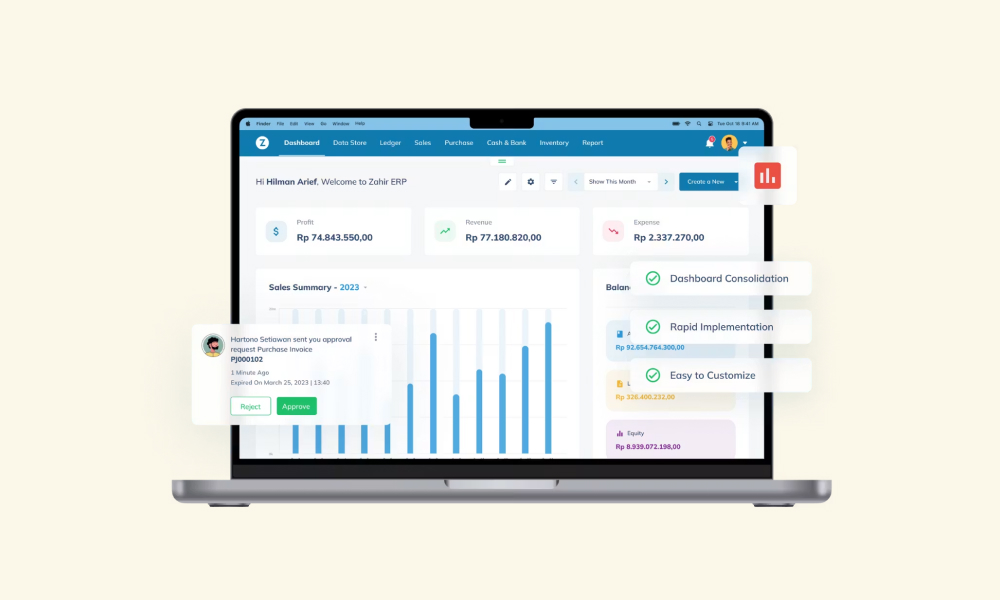 Zahir Enterprise ERP System