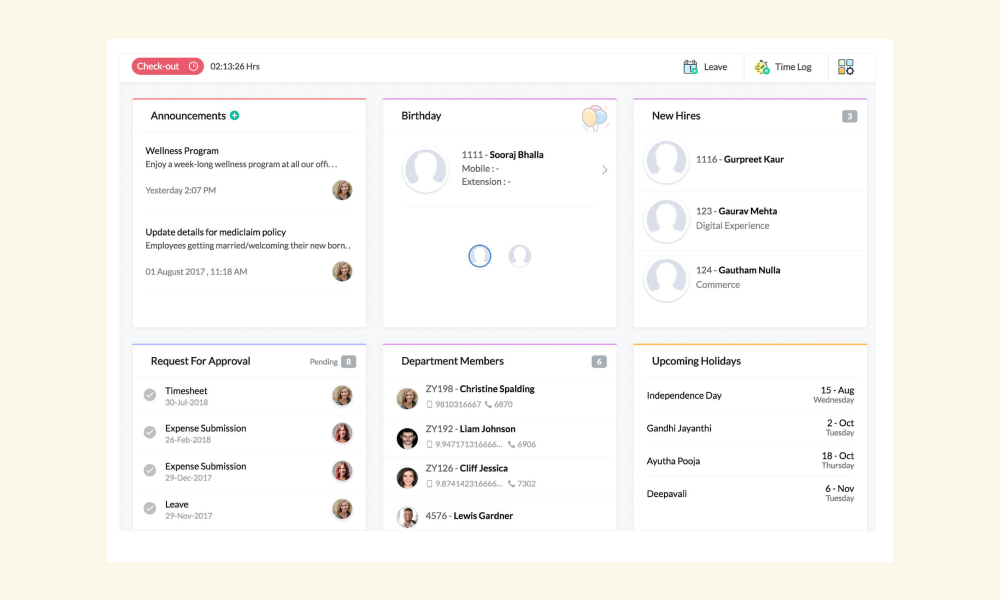 Zoho People Software