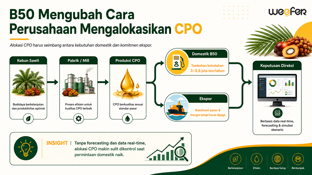 Perencanaan Produksi Sawit dengan Weefer
