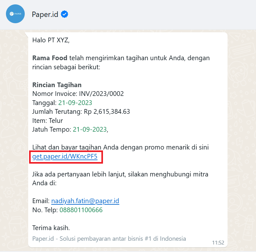 contoh payment link contoh payment link