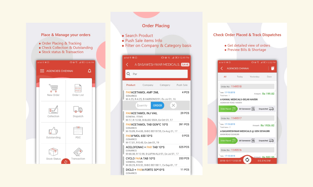 eOrder Sales App