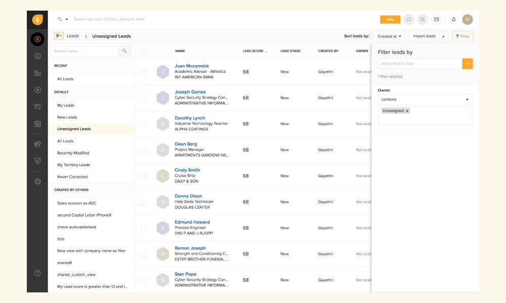 freshsales crm image