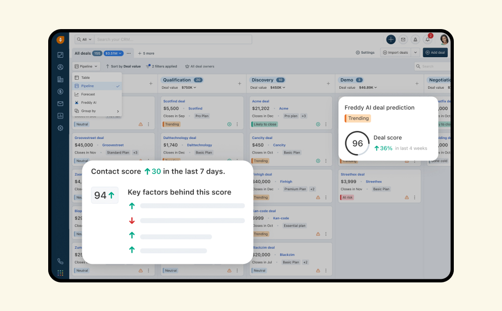 Freshsales Sales Enablement Tool