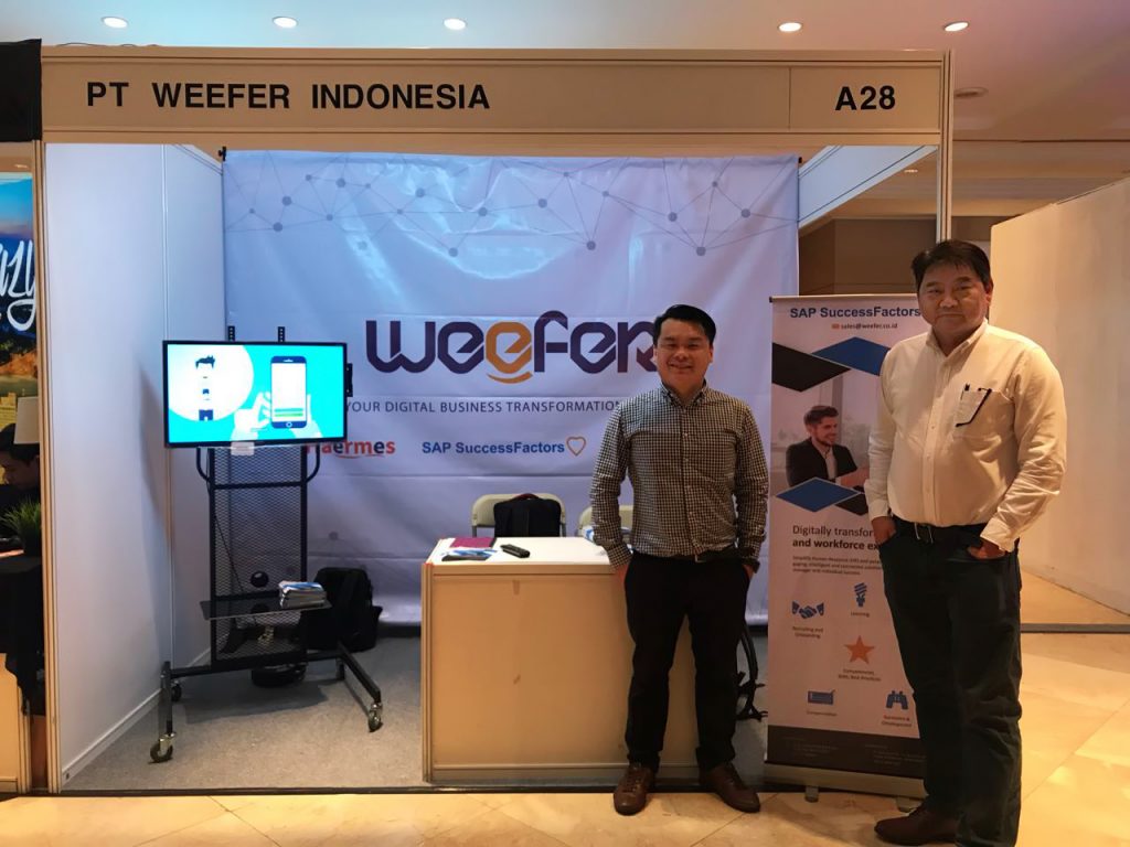 Weefer at Indonesia HR Expo ke-12 di tahun 2017