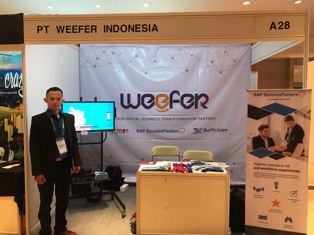 Weefer at Indonesia HR Expo ke-12 di tahun 2017