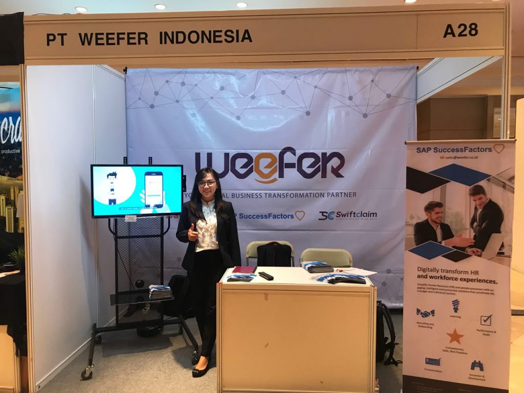 Weefer at Indonesia HR Expo ke-12 di tahun 2017