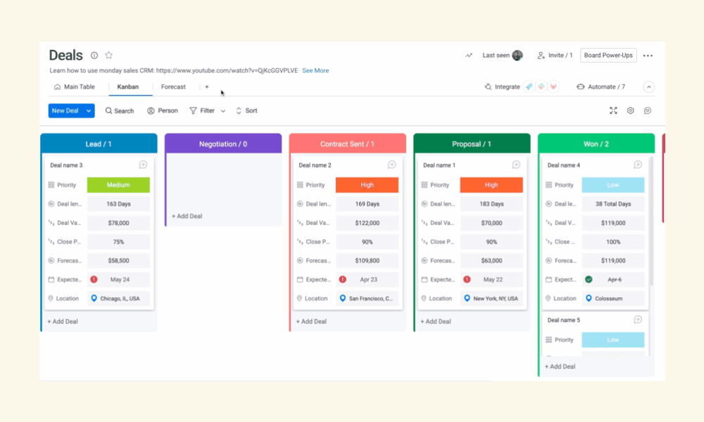 monday Sales CRM image