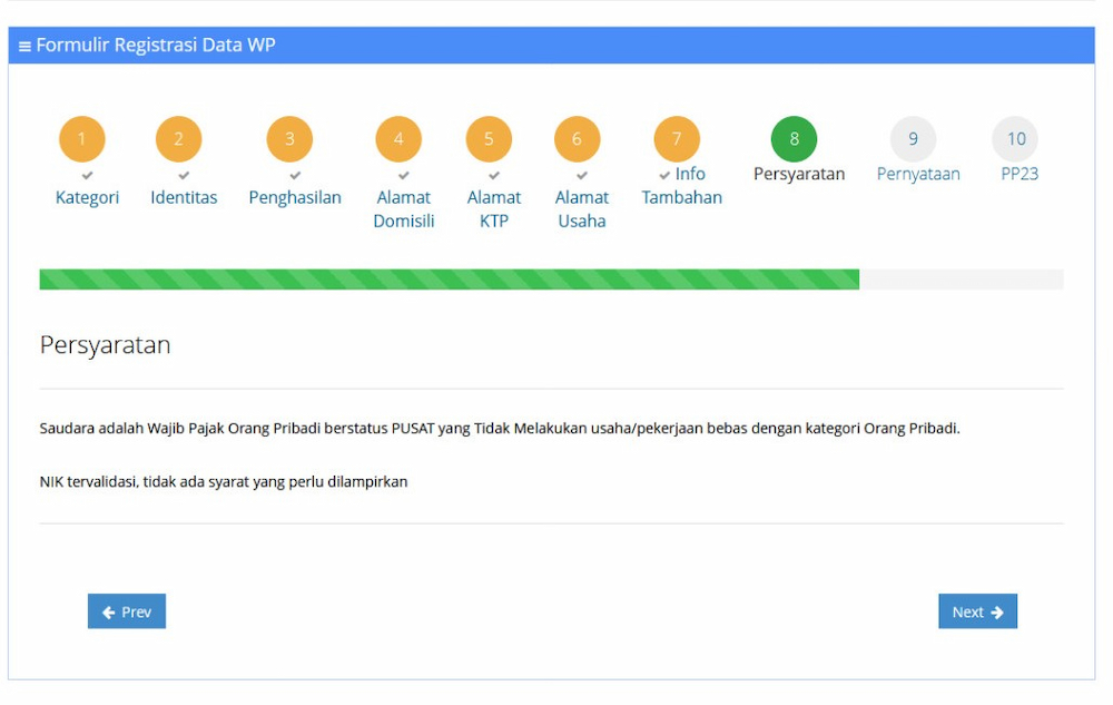 Persyaratan dalam membuat NPWP