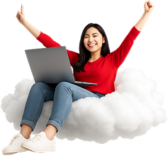 people on cloud